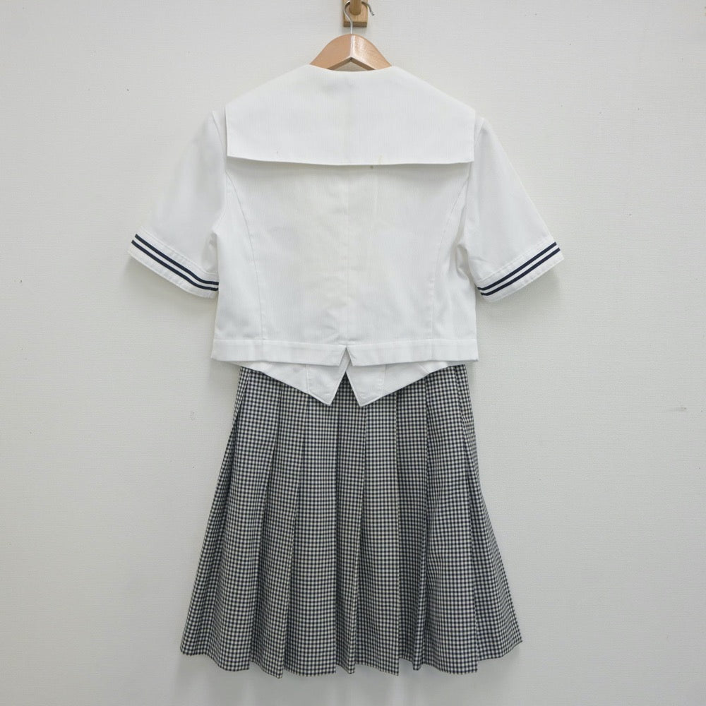 【中古】秋田県 秋田県立由利高等学校 女子制服 3点（セーラー服・セーラー服・スカート）sf021256