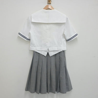 【中古】秋田県 秋田県立由利高等学校 女子制服 3点（セーラー服・セーラー服・スカート）sf021256