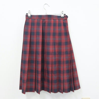 【中古】大分県 別府溝部学園高等学校 女子制服 4点（ニットベスト・シャツ・スカート）sf021273