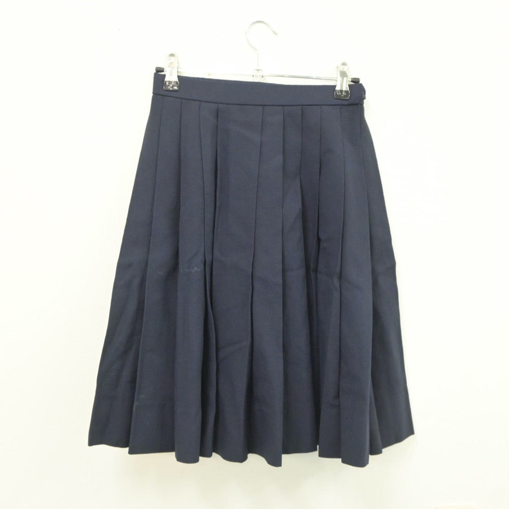 【中古】大阪府 佐野高等学校 女子制服 4点（セーラー服・スカート・スカート）sf021276