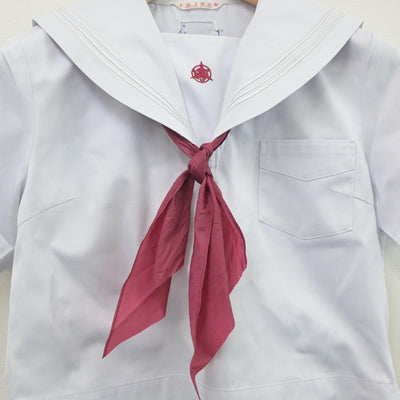 【中古】福岡県 新宮高等学校 女子制服 3点（セーラー服・スカート）sf021278