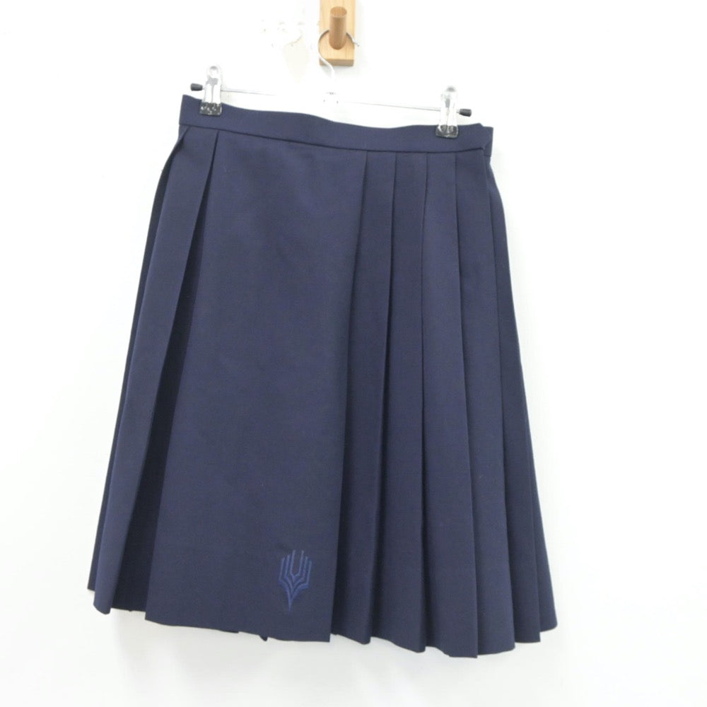 【中古】大阪府 大阪学芸高等学校 女子制服 4点（ブレザー・ニット・シャツ・スカート）sf021280