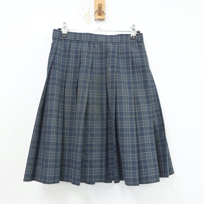 【中古】大阪府 大阪学芸高等学校 女子制服 4点（ニットベスト・シャツ・スカート）sf021282