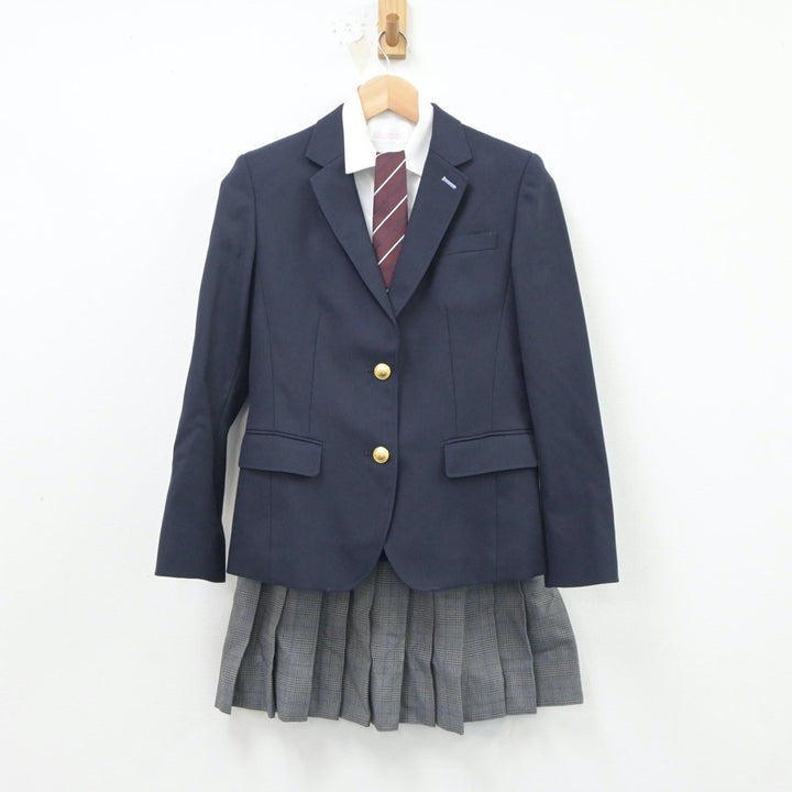 【中古制服】大阪府 近畿大学付属高校 女子制服 7点（ブレザー・ニット・シャツ・スカート）sf021287【リサイクル学生服】 | 中古制服通販パレイド