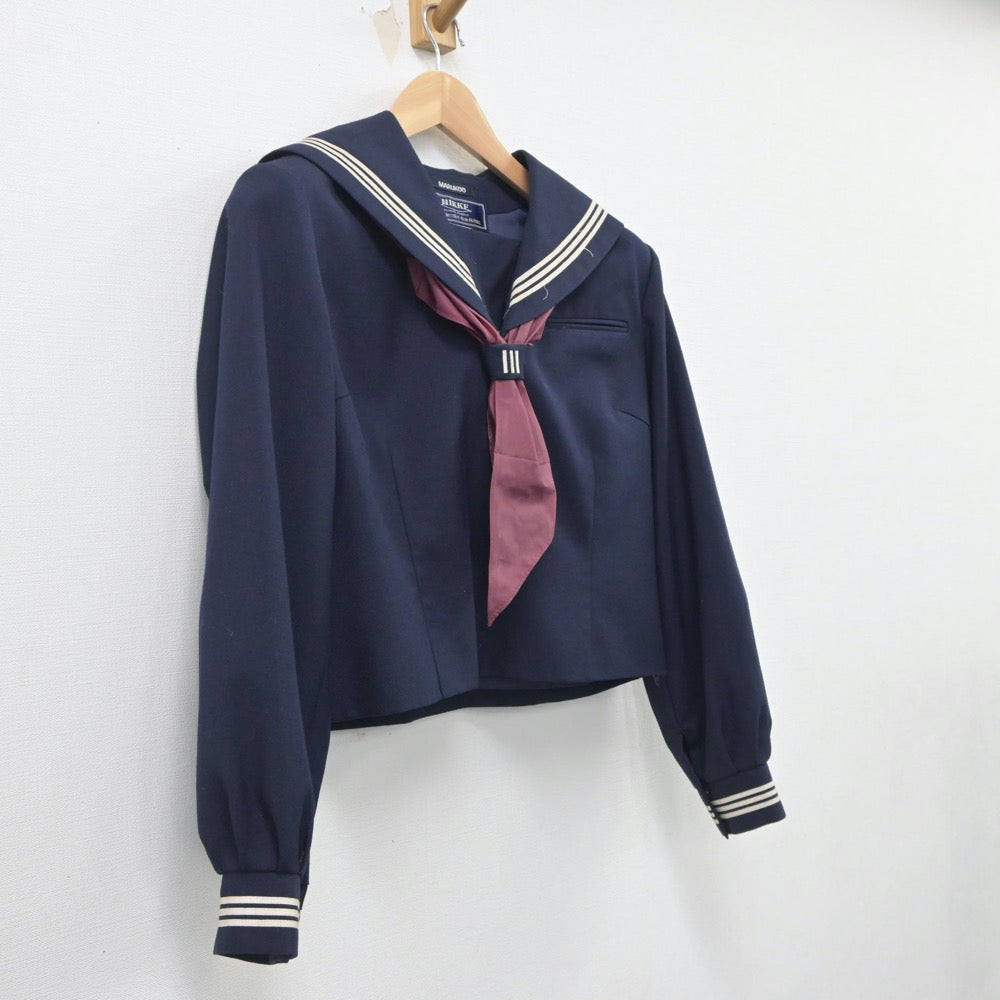 中古制服】埼玉県 川島中学校 女子制服 2点（セーラー服