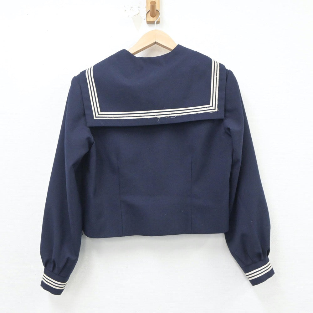 【中古】埼玉県 川島中学校 女子制服 2点（セーラー服）sf021293