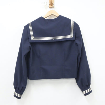 【中古】埼玉県 川島中学校 女子制服 2点（セーラー服）sf021293