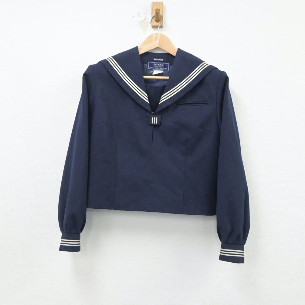 【中古】埼玉県 川島中学校 女子制服 1点（セーラー服）sf021294