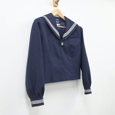 【中古】埼玉県 川島中学校 女子制服 1点（セーラー服）sf021294