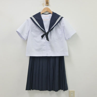 【中古】愛知県 水無瀬中学校 女子制服 4点（セーラー服・スカート）sf021304