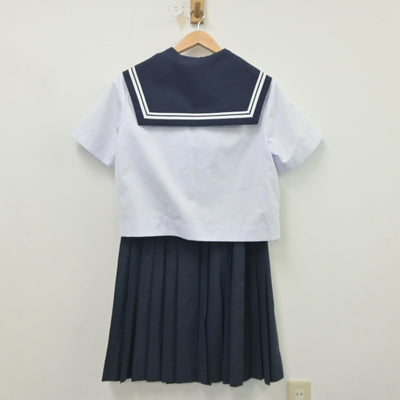 【中古】愛知県 水無瀬中学校 女子制服 4点（セーラー服・スカート）sf021304