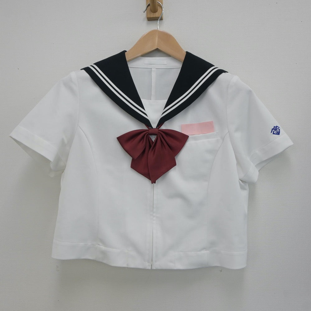 【中古】福岡県 宮若市立宮若東中学校 女子制服 3点（セーラー服・スカート）sf021315