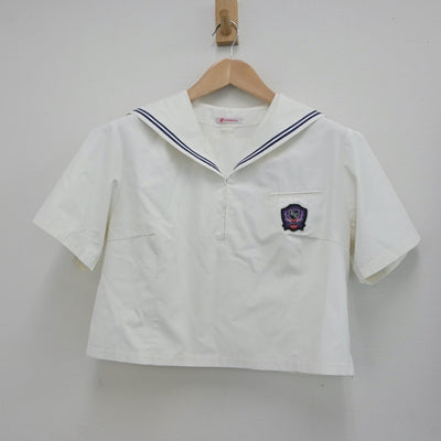 【中古】福岡県 福岡県立鞍手竜徳高等学校 女子制服 2点（シャツ・スカート）sf021320