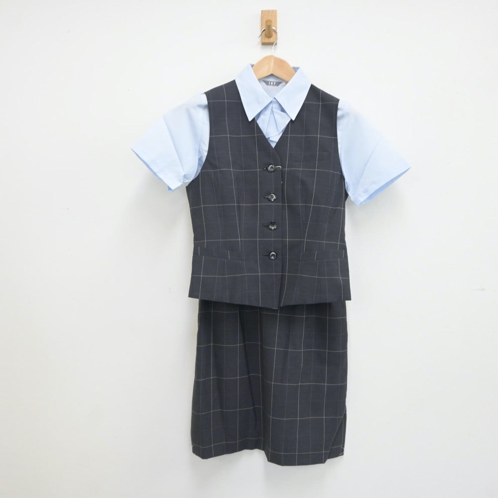 【中古】会社制服 一般事務制服 3点 sf021328