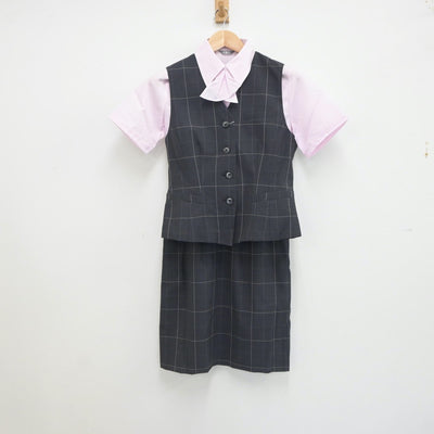 【中古】会社制服 一般事務制服 3点 sf021329