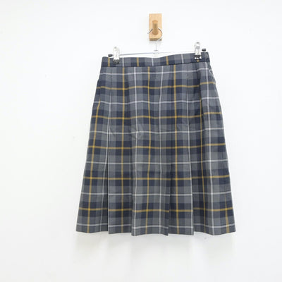 【中古】東京都 私立桜丘高等学校 女子制服 3点（シャツ・ニット・スカート）sf021333