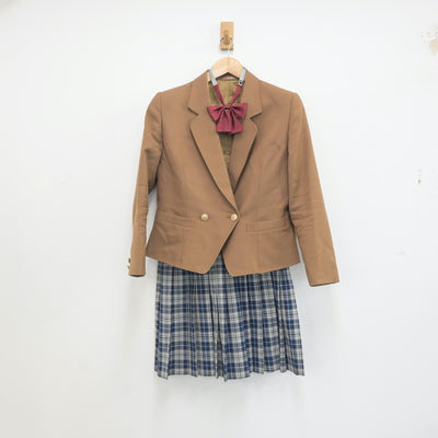 【中古】青森県 青森県立黒石高等学校 女子制服 3点（ブレザー・スカート）sf021337