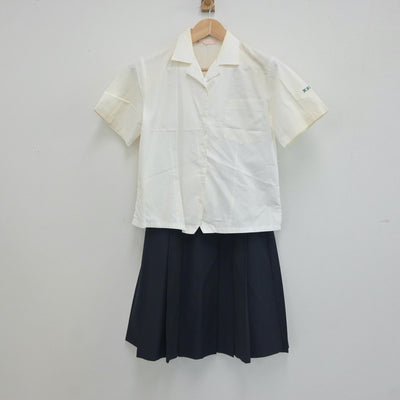 【中古】愛知県 愛知県立美和高等学校 女子制服 2点（シャツ・スカート）sf021339