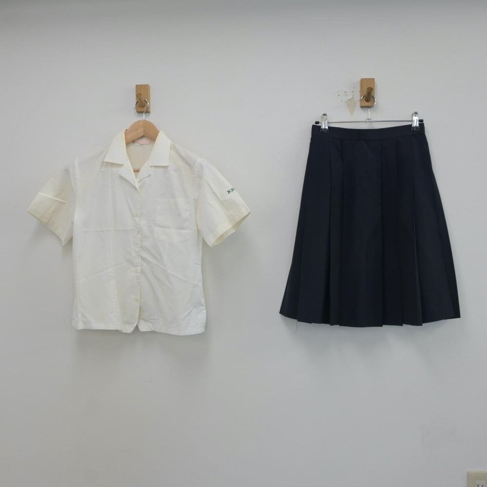 【中古】愛知県 愛知県立美和高等学校 女子制服 2点（シャツ・スカート）sf021339