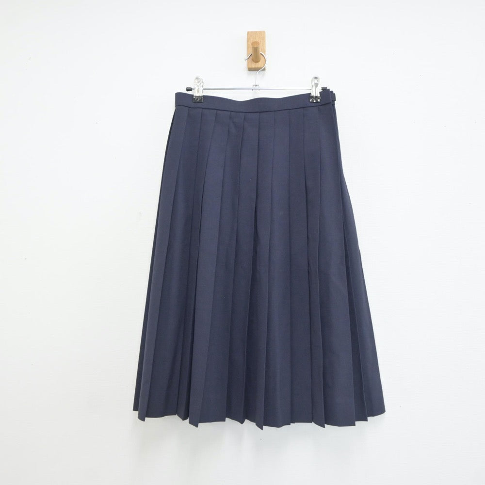 【中古】群馬県 高崎市立倉賀野中学校 女子制服 3点（シャツ・ベスト・スカート）sf021346