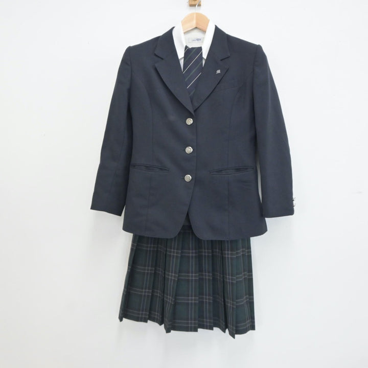 【中古】埼玉県 埼玉県立三郷高等学校 女子制服 4点（ブレザー・シャツ・スカート）sf021354