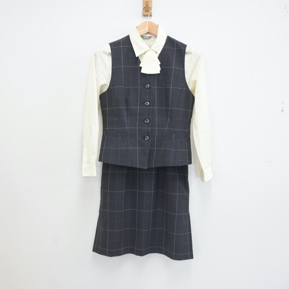 【中古】会社制服 一般事務制服 3点 sf021355