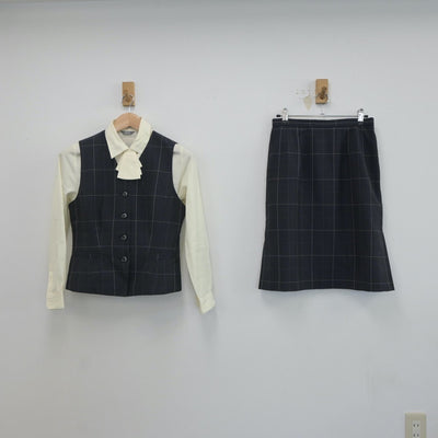 【中古】会社制服 一般事務制服 3点 sf021355