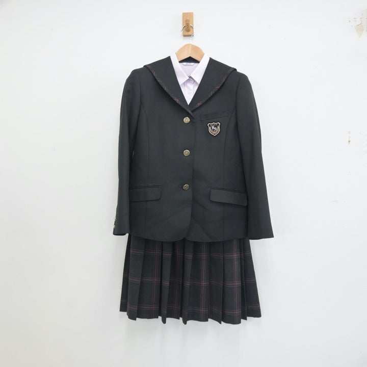 【中古制服】福岡県 九州産業大学付属九州産業高校 女子制服 4点（ブレザー・シャツ・スカート）sf021359【リサイクル学生服】 | 中古制服 通販パレイド