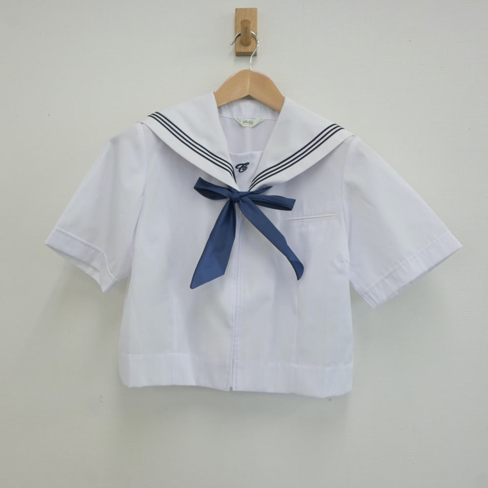 【中古】埼玉県 越谷市立中央中学校 女子制服 1点（セーラー服）sf021364