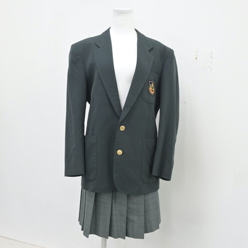 【中古】東京都 足立区立第九中学校 女子制服 2点（ブレザー・スカート）sf021377