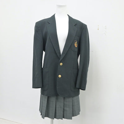 【中古】東京都 足立区立第九中学校 女子制服 2点（ブレザー・スカート）sf021377