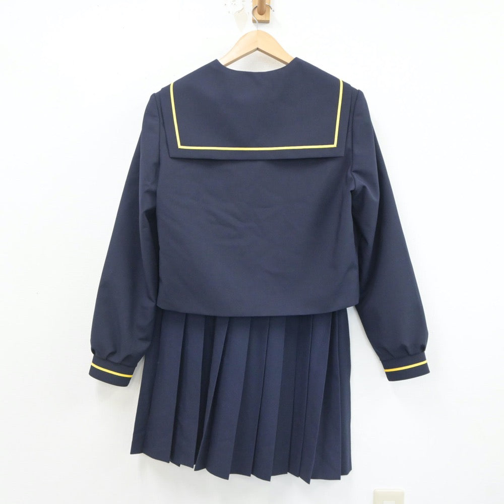 【中古】青森県 弘前市第一中学校 女子制服 2点（セーラー服・スカート）sf021381