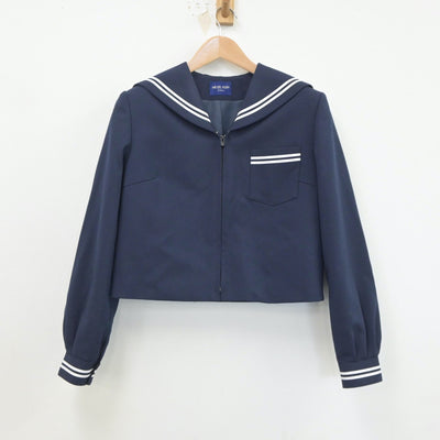 【中古】青森県 藤崎中学校 女子制服 1点（セーラー服）sf021382