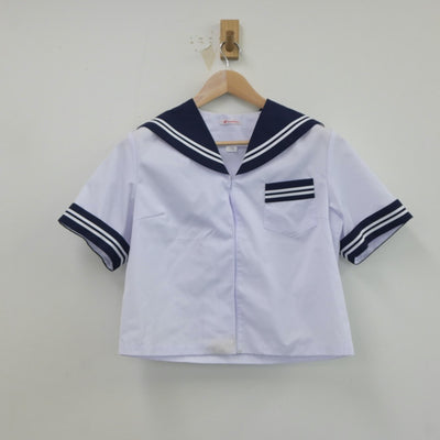 【中古】青森県 藤崎中学校 女子制服 2点（セーラー服）sf021383