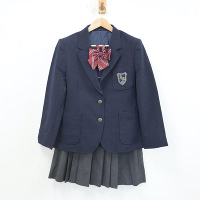 【中古】東京都 潤徳女子高等学校 女子制服 3点（ブレザー・スカート）sf021385