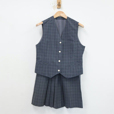 【中古】東京都 潤徳女子高等学校 女子制服 3点（ブレザー・ベスト・スカート）sf021386