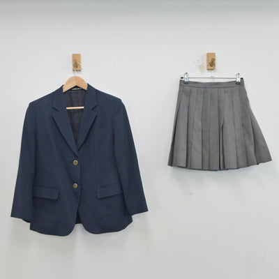 【中古】東京都 文京高等学校 女子制服 3点（ブレザー・スカート）sf021387