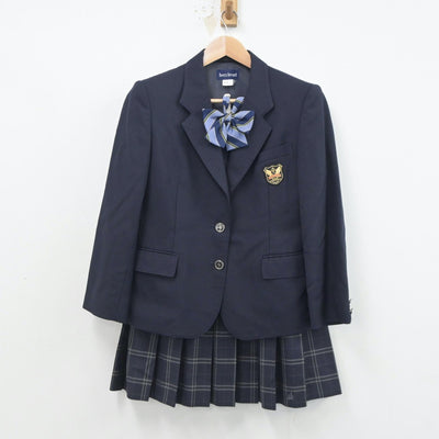 【中古】千葉県 柏陵高等学校 女子制服 4点（ブレザー・スカート）sf021404