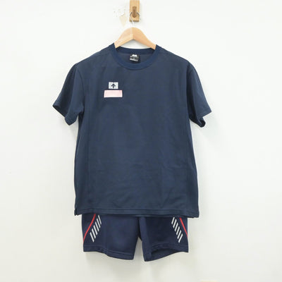 【中古】宮城県 富谷高等学校 女子制服 2点（体操服 上・体操服 下）sf021406