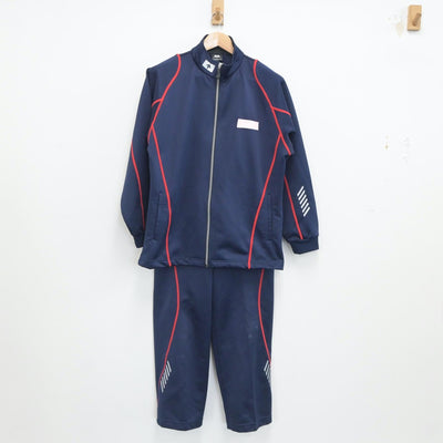 【中古】宮城県 富谷高等学校 女子制服 2点（ジャージ 上・ジャージ 下）sf021407