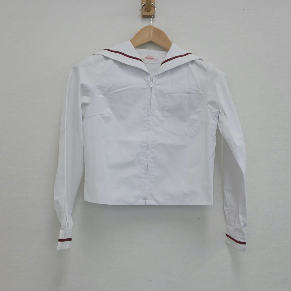 【中古】静岡県 門池中学校 女子制服 2点（セーラー服）sf021410