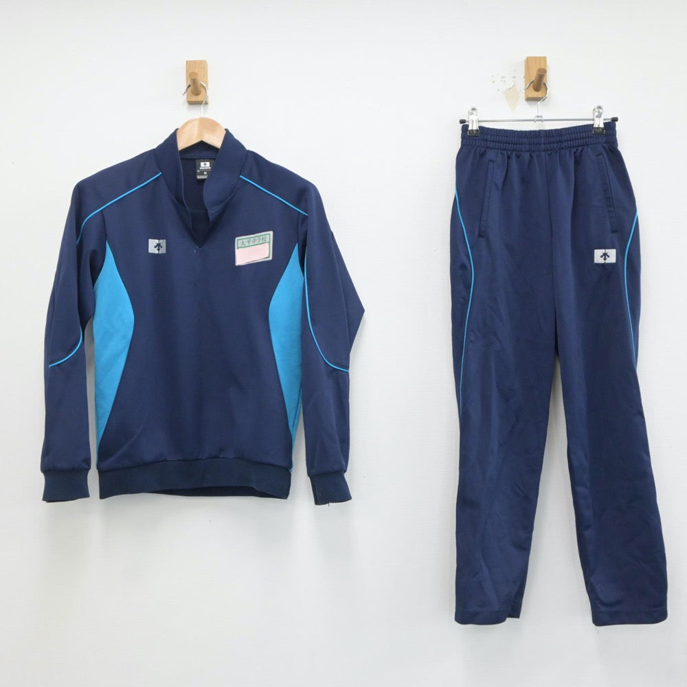 【中古】埼玉県 太平中学校 女子制服 2点（ジャージ 上・ジャージ 下）sf021422