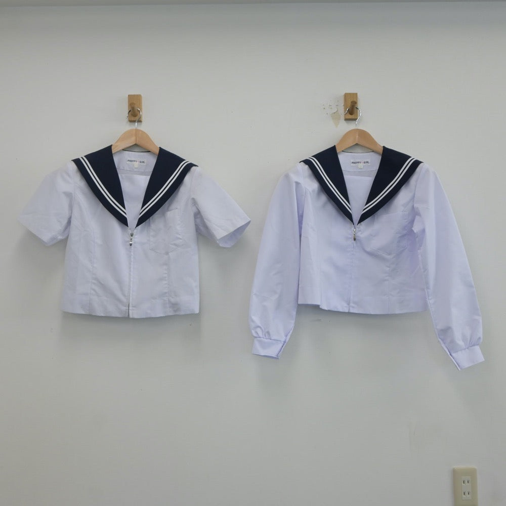 【中古】愛知県 左京山中学校 女子制服 2点（セーラー服）sf021427