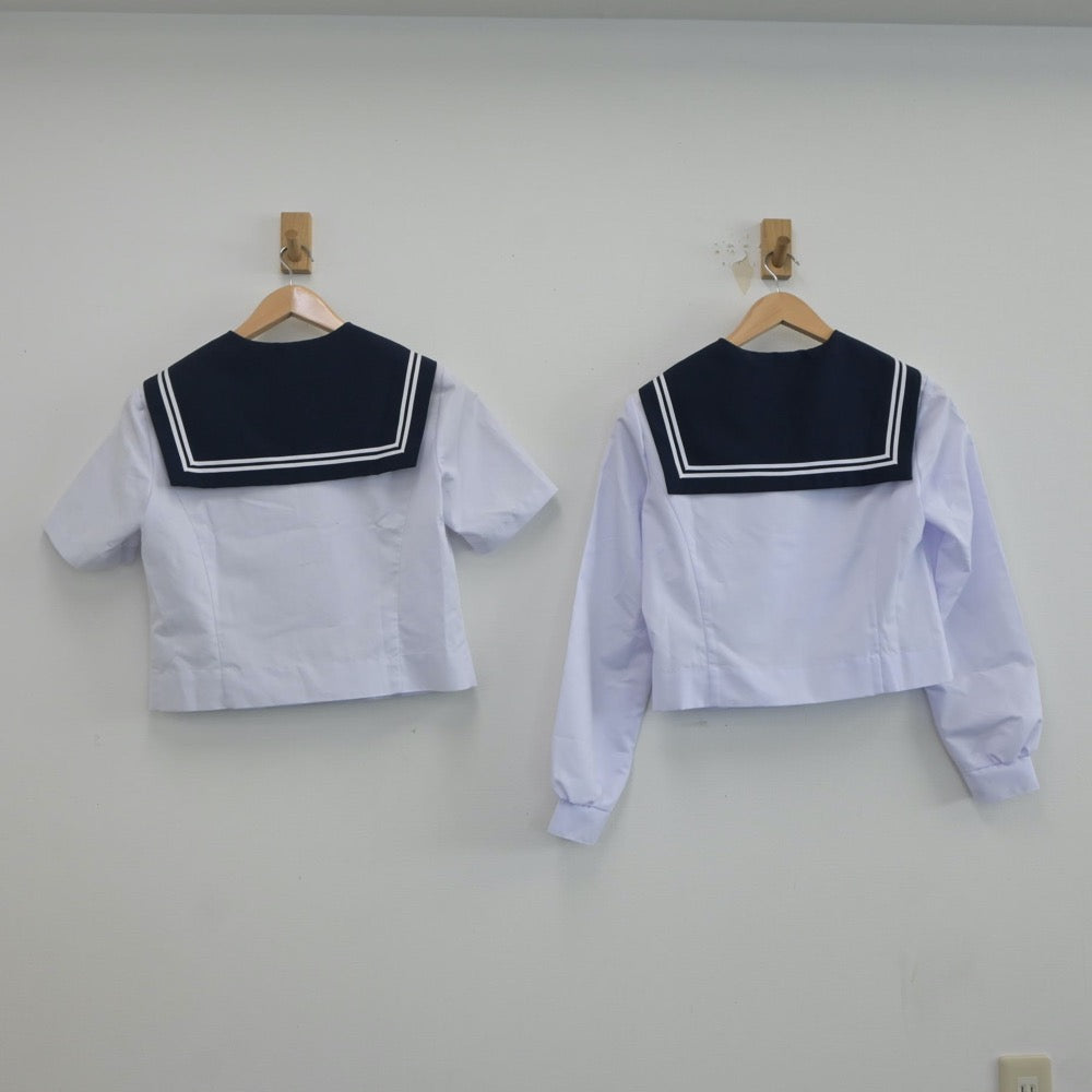 【中古】愛知県 左京山中学校 女子制服 2点（セーラー服）sf021427