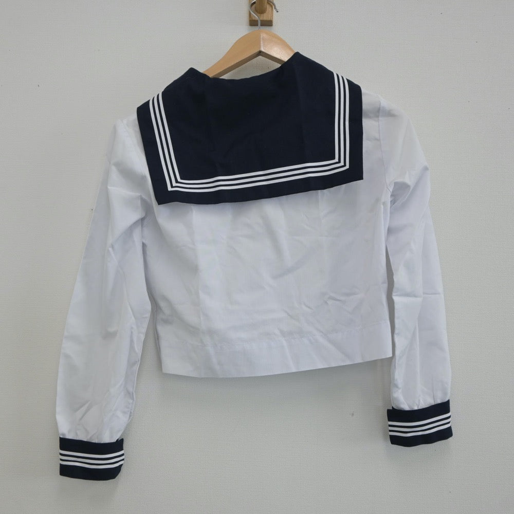 【中古】東京都 駒場高等学校 女子制服 2点（セーラー服）sf021458