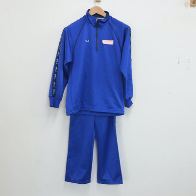 【中古】大阪府 大阪薫英女学院高等学校 女子制服 2点（ジャージ 上・ジャージ 下）sf021485