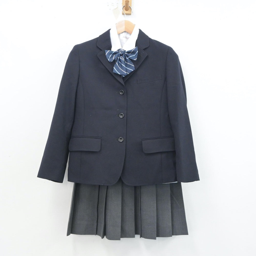 【中古】香川県 英明高等学校 女子制服 4点（ブレザー・シャツ・スカート）sf021493