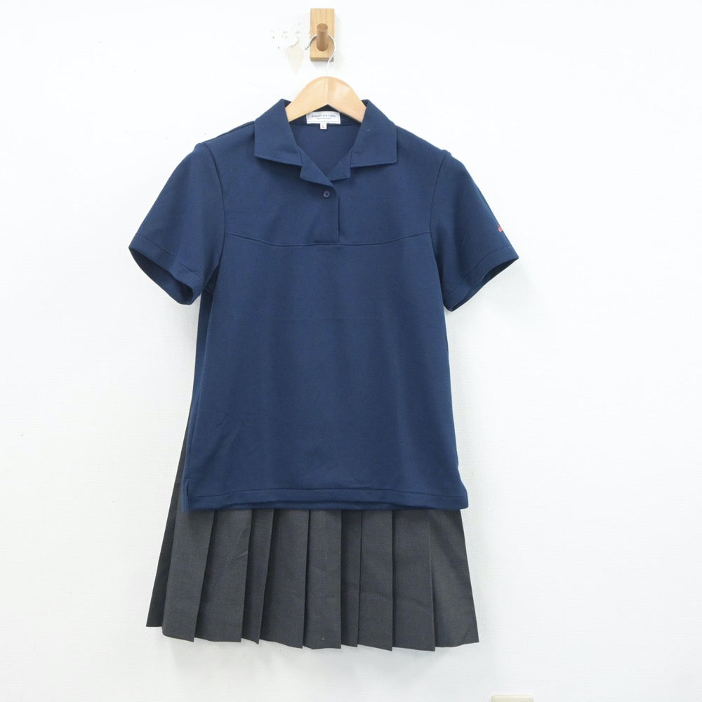 【中古】香川県 英明高等学校 女子制服 3点（シャツ・シャツ・スカート）sf021494