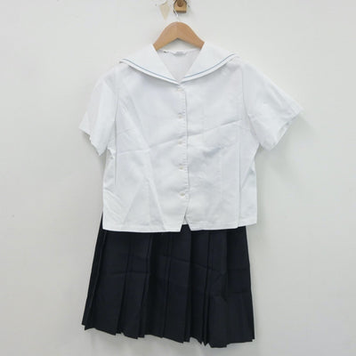 【中古】兵庫県 甲山高等学校 女子制服 3点（セーラー服・スカート）sf021498