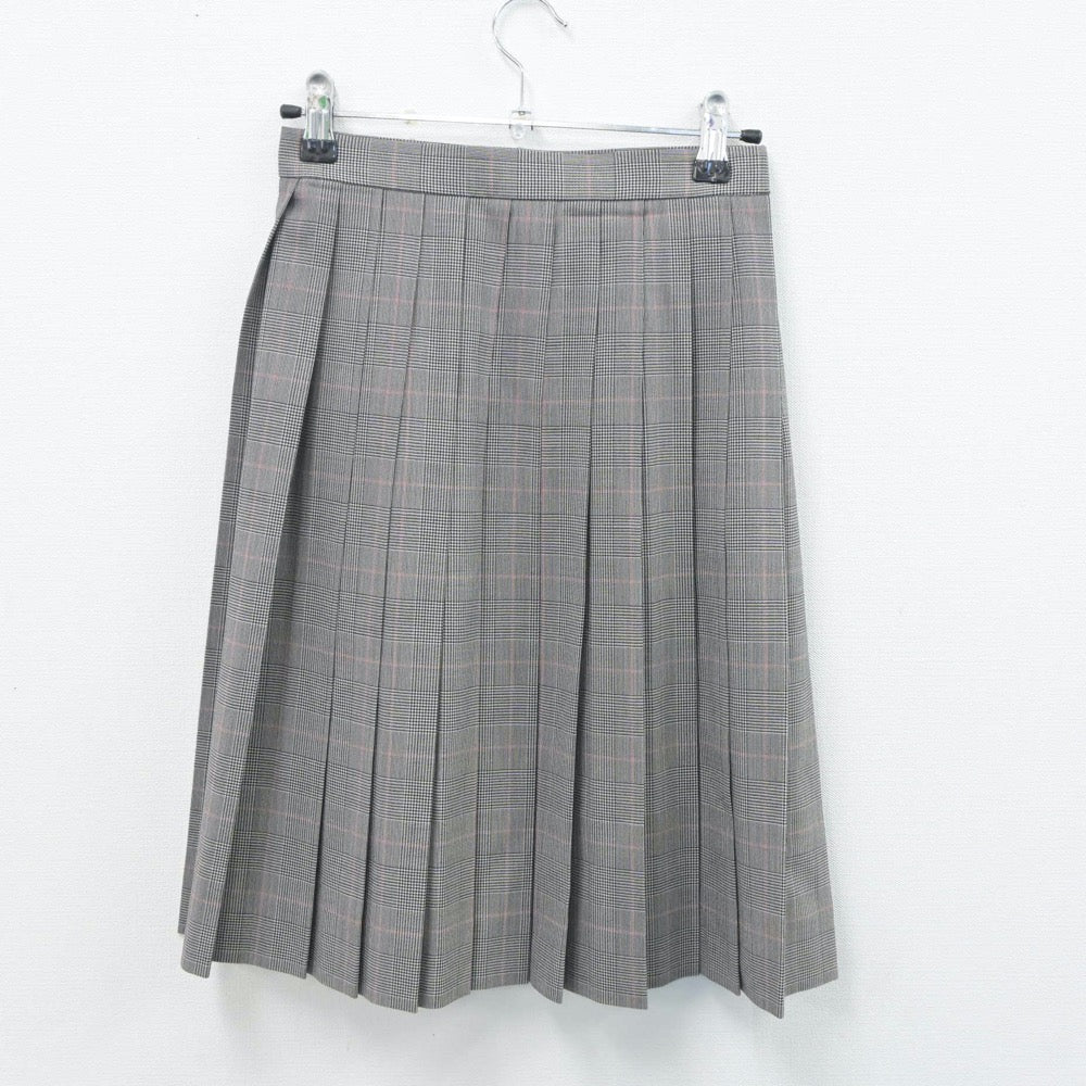 【中古】福岡県 西南学院高等学校 女子制服 3点（ニット・シャツ・スカート）sf021504